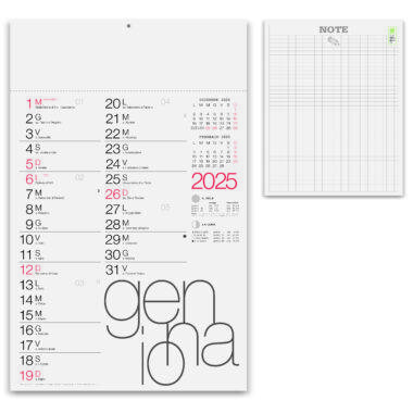 Moderno calendario personalizzato PA615